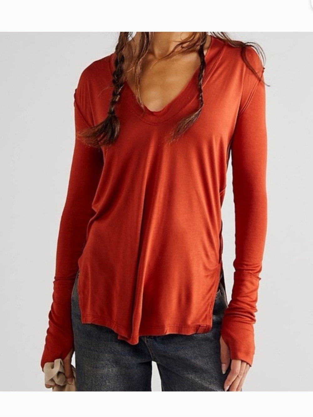 Free People Long Sleeve Top